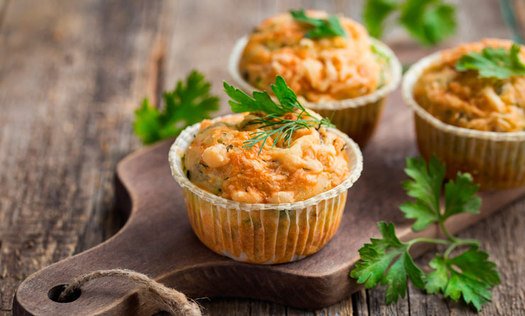 Маффины с кабачком