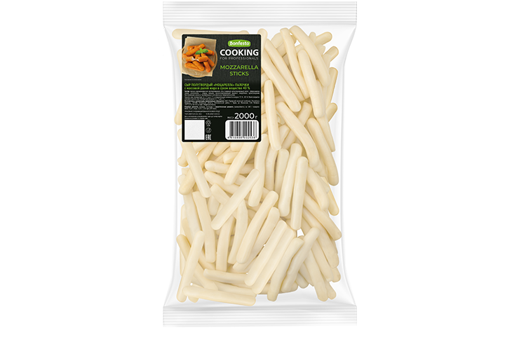 Моцарелла Sticks 40% 2000 г