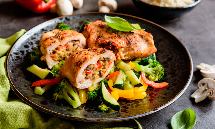 Куриные рулетики